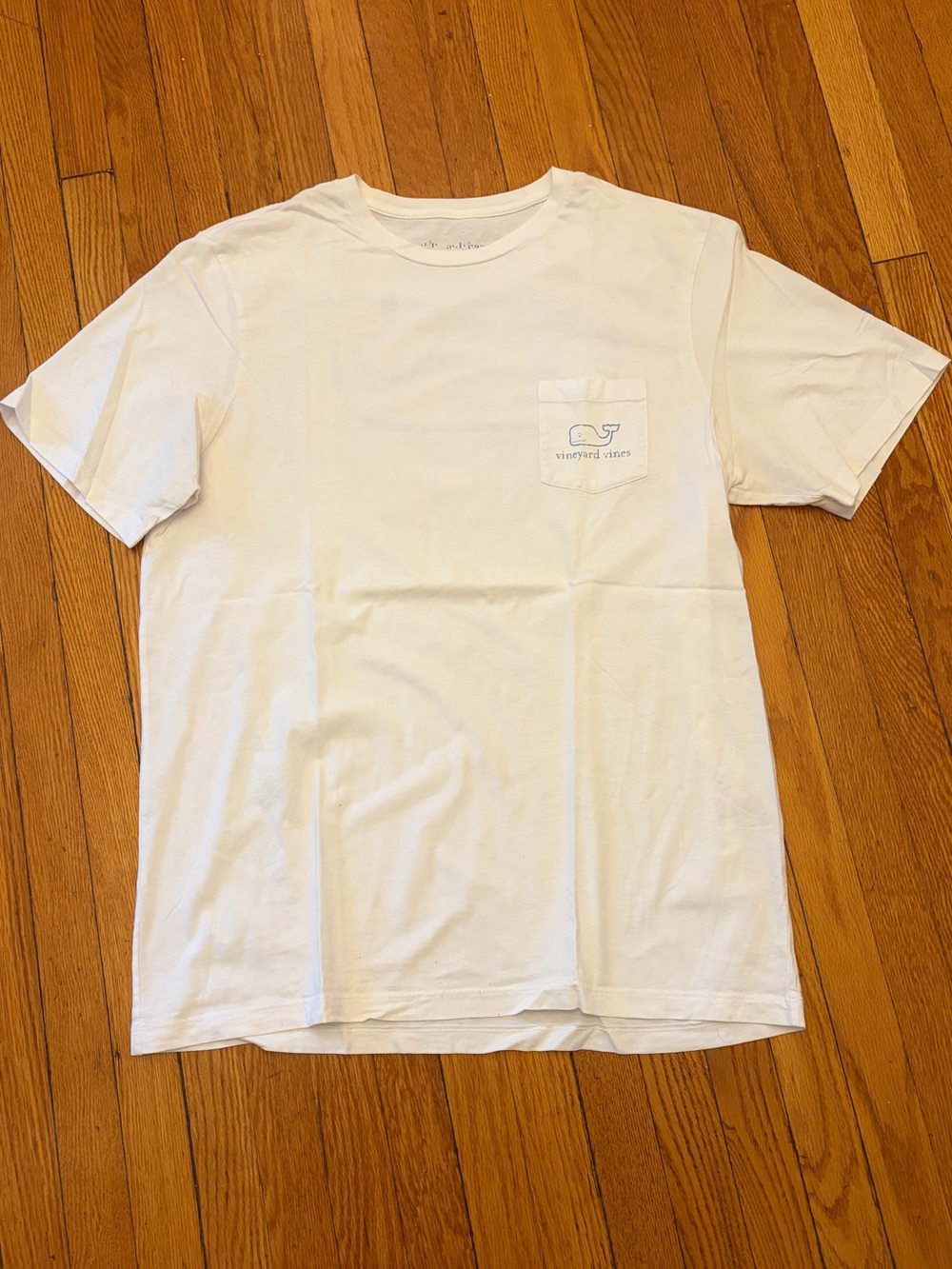 Vineyard Vines Men's White Pocket T‑Shirt